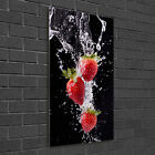 Tulup Acrylic Glass Print Wall Art Image 50x100cm - strawberries