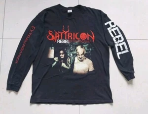 Vintage SATYRICON Long Sleeve T Shirt XL USA 2000 FILTHGRINDING TOUR Top - Imagen 1 de 8