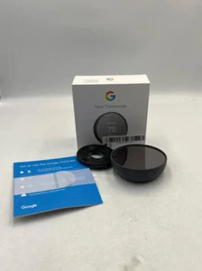 Google Nest Thermostat - Smartes Thermostat für Zuhause - - Anthrazit - Bild 1 von 6