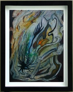 Gouache COMPOSITION Signé G. VON DER LOO (1911/1996) (8) - Foto 1 di 4