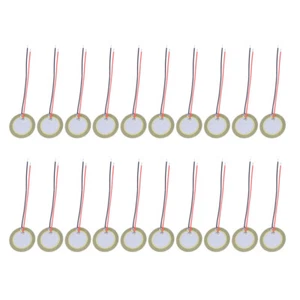 20 PCS Piezo Pickup Piezoelectric Transducer Discs Sensors Diaphragm - Picture 1 of 12
