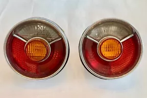 1969 - 1973 BMW E10 1602 1802 2002 ti tii Alpina OEM Round Tail Lights - Picture 1 of 10