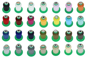 4 Rollen Nähgarn Overlockgarn 5000m Stärke120/2 Kettelgarn SERAFIL Tytan 250 - Bild 1 von 72