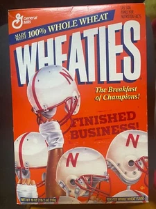 1995 Nebraska Cornhuskers Wheaties Box sealed/ungeöffnet - Bild 1 von 1
