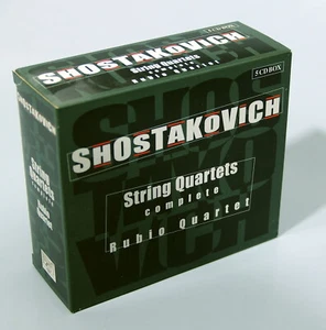 RUBIO QUARTET - SHOSTAKOVICH Complete String Quartets - BRILLIANT 5xCDs NM - Picture 1 of 2