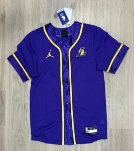 Jordan Los Angeles Lakers Statement Edition Dri-FIT Purple Top DN4719 504 Small - Picture 1 of 8