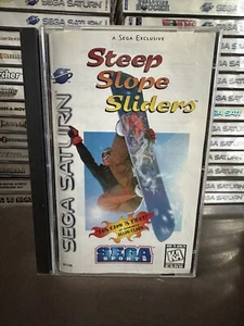 Steep Slope Sliders (Sega Saturn, 1997) COMPLETE IN BOX CIB - Picture 1 of 9