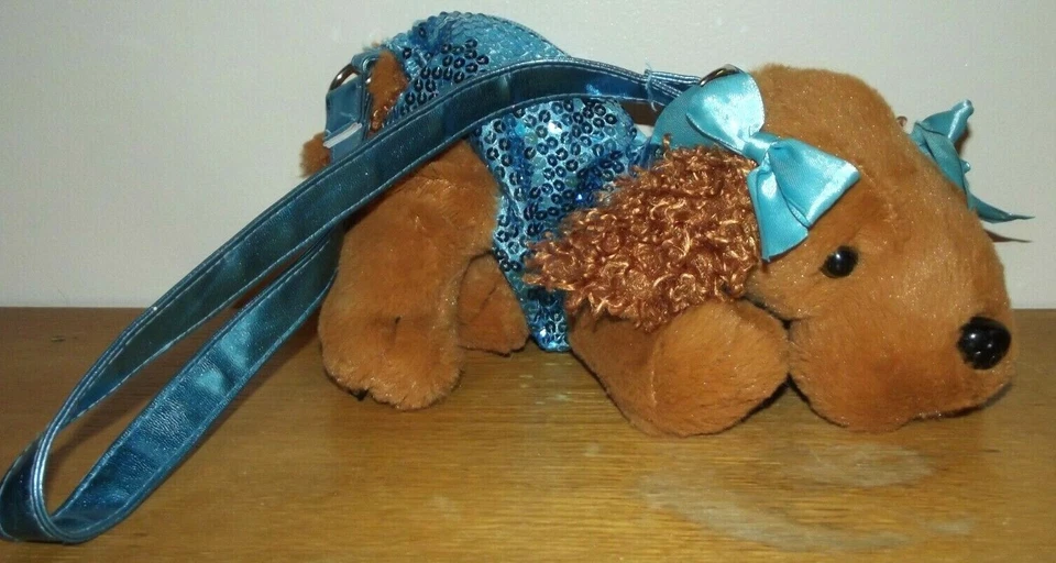 Bolso de mano con lentejuelas marca Confetti peluche perro B112 Foto 1 de 1