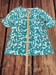 D & CO M Blue Floral T Shirt - Picture 1 of 6