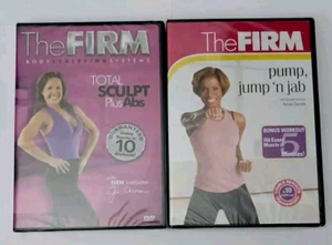 DVDs 2 "THE FIRM" Total Sculpt Plus Abs & pump, jump n jab NEW Sealed - Picture 1 of 12