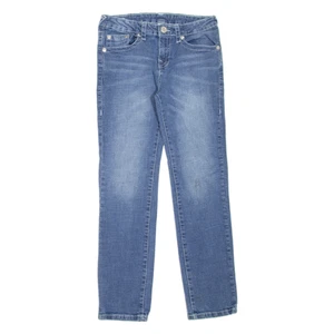 TRUE RELIGION Geno Boys Jeans Blue Slim Straight Stone Wash W26 L27 - Picture 1 of 6