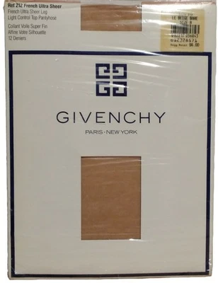复古 1988 Givenchy Paris 米色连裤袜身体控制上衣风格 212 B 码 — 第 1/4 张图片