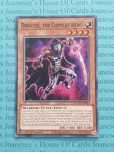 DOOD-EN081 Disguise, the Copycat Hero Yu-Gi-Oh Card 1st Edition New - Picture 1 of 3