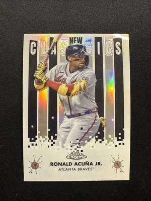 Ronald Acuna Jr 2022 Topps Chrome Baseball New Classics #NC-3 Atlanta Braves - Image 1 of 2
