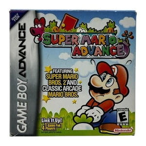 Super Mario Advance (Nintendo Game Boy Advance) Auténtico GBA Caja e Insertos - Imagen 1 de 7
