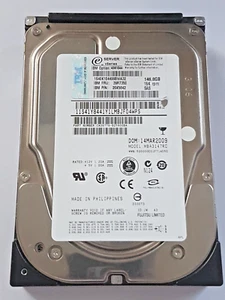 146.8 GB SAS IBM Xseries 40K1044 MBA3147RC 15K RPM HDD 3.5 " Internal Hard Drive - Picture 1 of 1