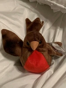 Rare Early the Robin Retired 1997 / 98 Beanie Baby with Several errors - Picture 1 of 1