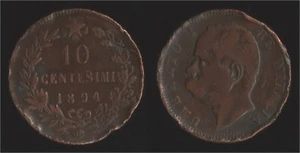 10 CENTESIMI 1894 BI BIRMINGHAM - UMBERTO I - Imagen 1 de 1