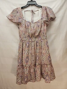 Lily Rose Girls Dreas Size XXL Short Cap Sleeve Flowy Aline Layered Prom Dance - Picture 1 of 12