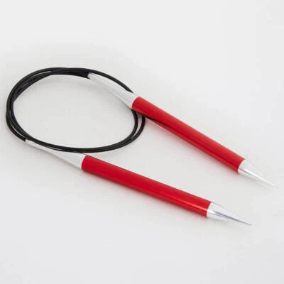 KnitPro Zing 120cm Fixed Circular Knitting Needles.