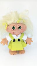 1960s Vintage 7" All Original Thomas Dam Troll Doll Bank in Complete Felt Outfit