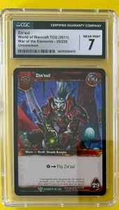 2011 World of Warcraft TCG War of the Elements Uncommon ZIN'SUL CGC 7 - Picture 1 of 2