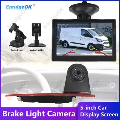 Backup Camera Kit with 3rd Brake Light for Ford Transit Custom Van 2012-2015 - Image 1 of 4