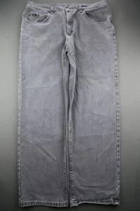 Vintage Men's Lee Jeans Straight Leg Gray 5 Pocket Size 38x30 (Msr 37x29) - Picture 1 of 9
