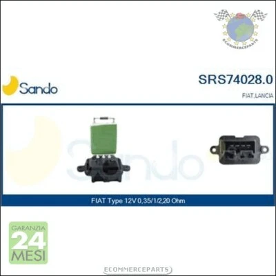 Resistenza ventola abitacolo Sando per FIAT BRAVO LANCIA DELTA - Immagine 1 di 3