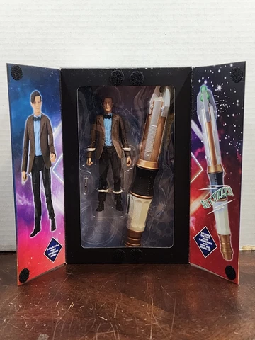 Doctor Who 11th 12th Regeneration Matt Smith Time of the Doctor Figure Set Cover