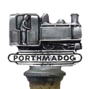 Porthmadog Crafted Pewter Bottle Stopper / Wine Saver - Picture 1 of 2