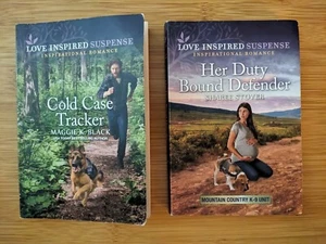 Lot Of 2 Cold Case Tracker, Her Duty Bound Defender Love Inspired Suspense PB - Picture 1 of 2