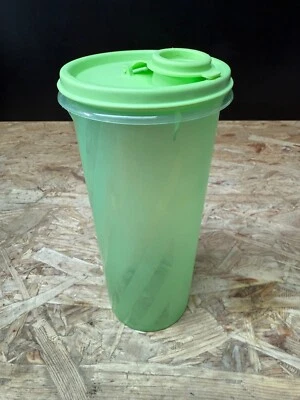 TUPPERWARE Wassermann Getränkebehälter Vorratsdose grün 1,0 mit Deckel (2675A-I) - Bild 1 von 4