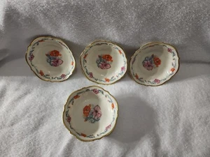 Rosenthal Selb-Germany Sanssouci 4 Desert Bowls Ivory Floral 2433 #14 6x2 - Picture 1 of 9