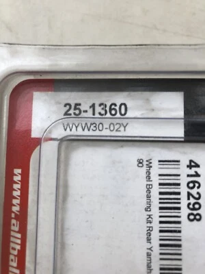 All Balls 25-1360 - Rear Wheel Bearings & Seals / Yamaha FZR1000, FJ1100, FJ1200 - Image 1 of 2