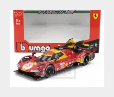 1:43 BURAGO Ferrari 499P #50 Winner Le Mans 2024 Fuoco Molina Nielsen BU36322-50 - Photo 1/3