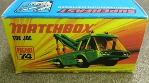 Matchbox - No74 Toe Joe Wreck Truck - Replica / Repro Box - Picture 1 of 1