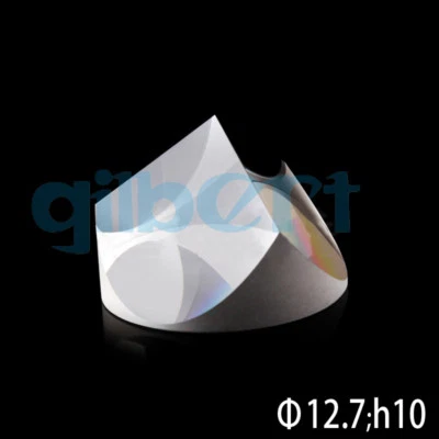 Optical Glass Pyramid Prism K9 12.7mmx10mm Physics Refractor Light Spectrum - Photo 1/4