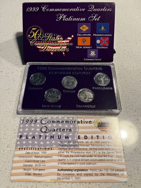 美国铸币厂1999 年50 年州套装美国25 美分州(1999 - 2008) | eBay