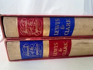 Lewis & Clark  JOURNALS OF THE EXPEDITION  2 Vols  Heritage Press 1962 ~ Vintage - Picture 1 of 16
