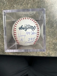 Denny McLain Signed Rawlings OMLB Baseball K 280 Inscription Detroit Tigers COA - Picture 1 of 6