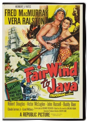 Fair Wind to Java 1953 DVD - Fred MacMurray, Vera Ralston, Robert Douglas - Image 1 of 4