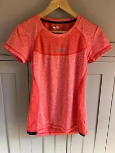 Ellesse Active Knit ladies Sports/fitness t-shirt in Orange - Size 10 - Picture 1 of 5