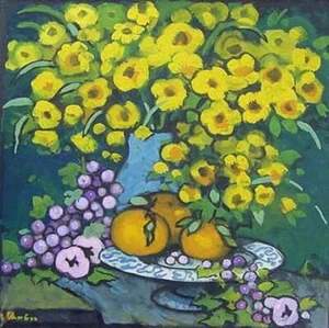 Le Quan Vietnamese still life #2 original Art In Heart - Picture 1 of 1