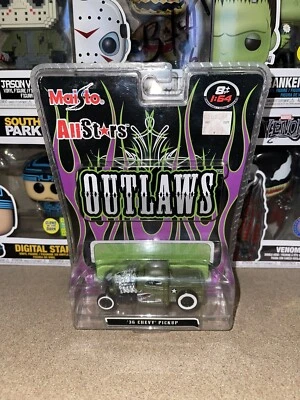 Maisto Outlaws 1936 CHEVY PICKUP Rat Rod Truck Allstars 1:64 Diecast - Image 1 of 4