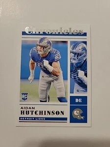 2022 CHRONICLES NFL FOOTBALL BASE ROOKIE RC #47 AIDAN HUTCHINSON DETROIT LIONS - Picture 1 of 2