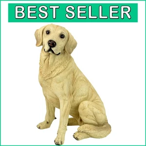 Charming Golden Retriever Statue - Handcrafted Resin Dog Decor for All Spaces - Picture 1 of 12