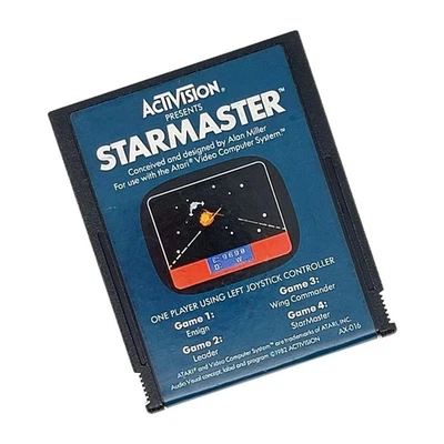 Starmaster (Atari 2600, 1982) Video Game Cartridge Only -Cleaned, Tested- - Image 1 of 4