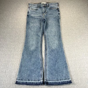 Abercrombie Kids 11/12(Women petite 25X25) High Rise Flare leg Boot Cut Jeans - Picture 1 of 10