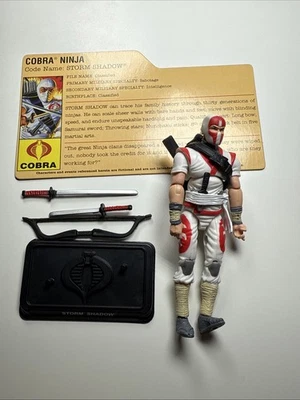 Lote de figuras GI Joe Cobra 25 aniversario 2007 Set Storm Shadow Foto 1 de 4